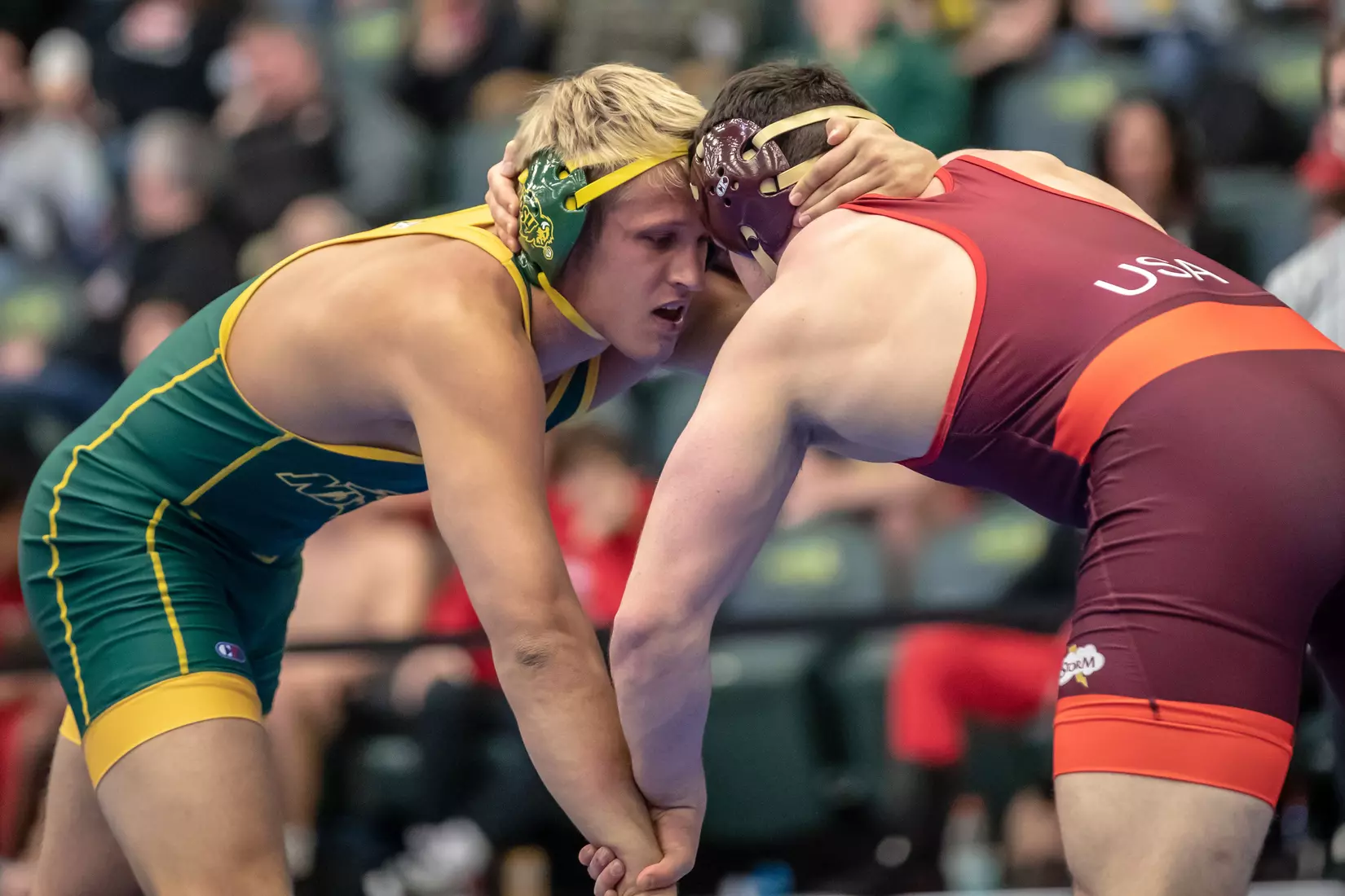 North Dakota State unattached 197 Ty Moser at 49th Bison Open on Nov. 9 in Scheels Center.