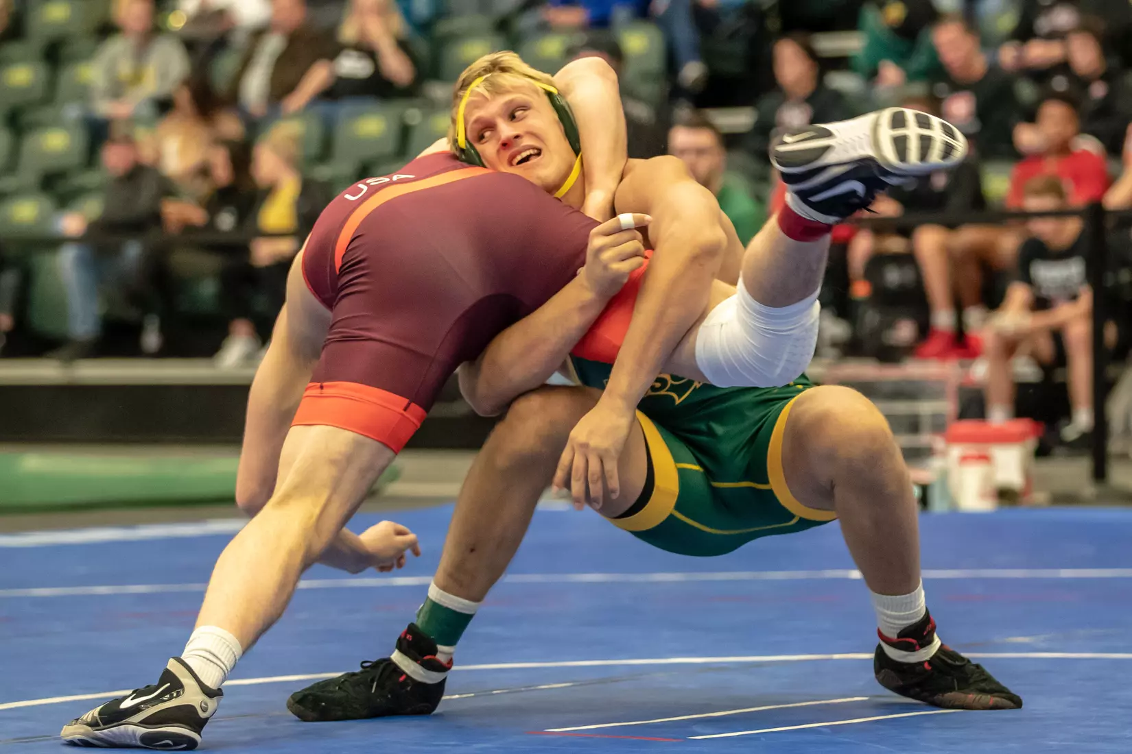 North Dakota State unattached 197 Ty Moser at 49th Bison Open on Nov. 9 in Scheels Center.