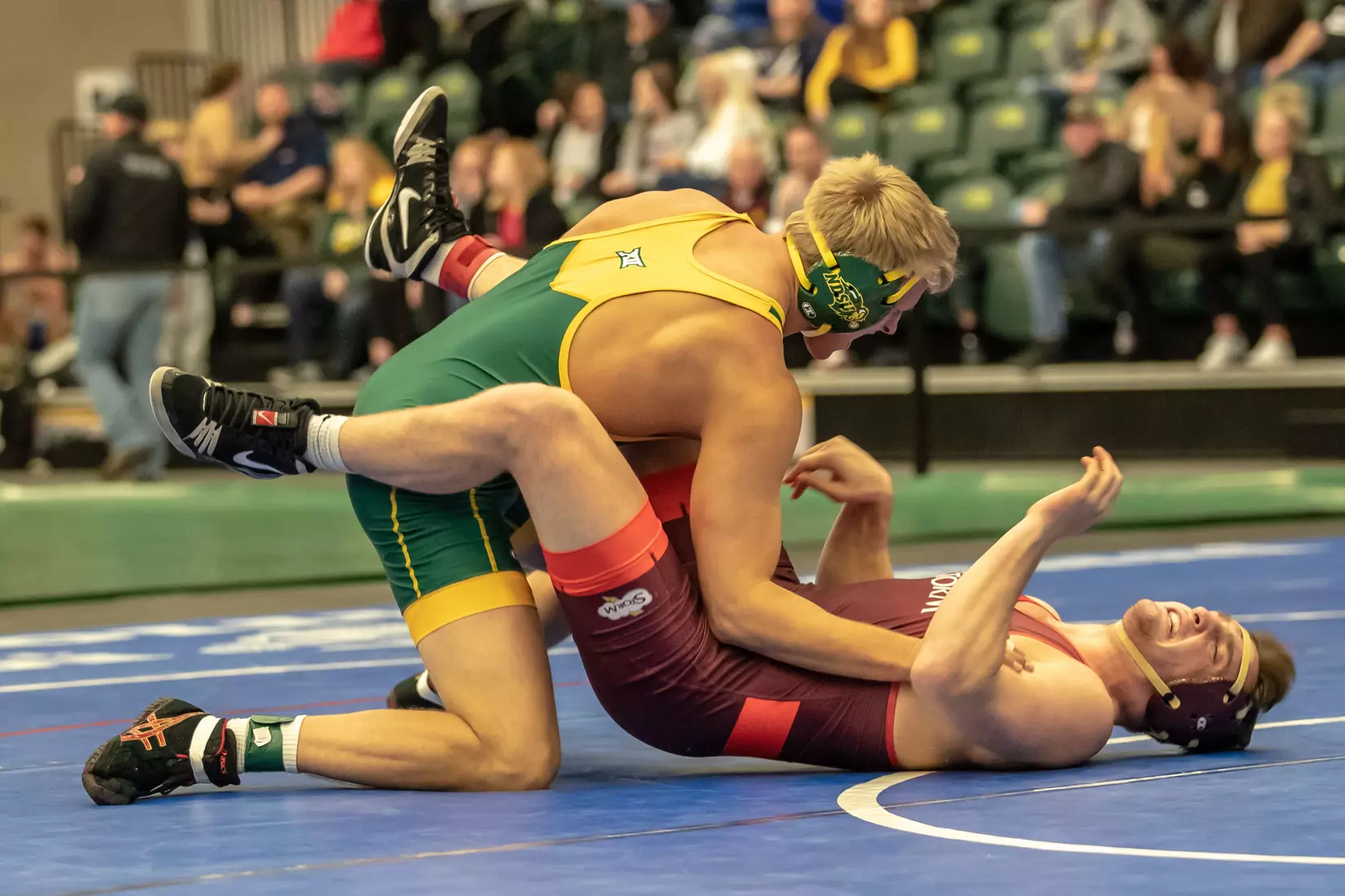 North Dakota State unattached 197 Ty Moser at 49th Bison Open on Nov. 9 in Scheels Center.