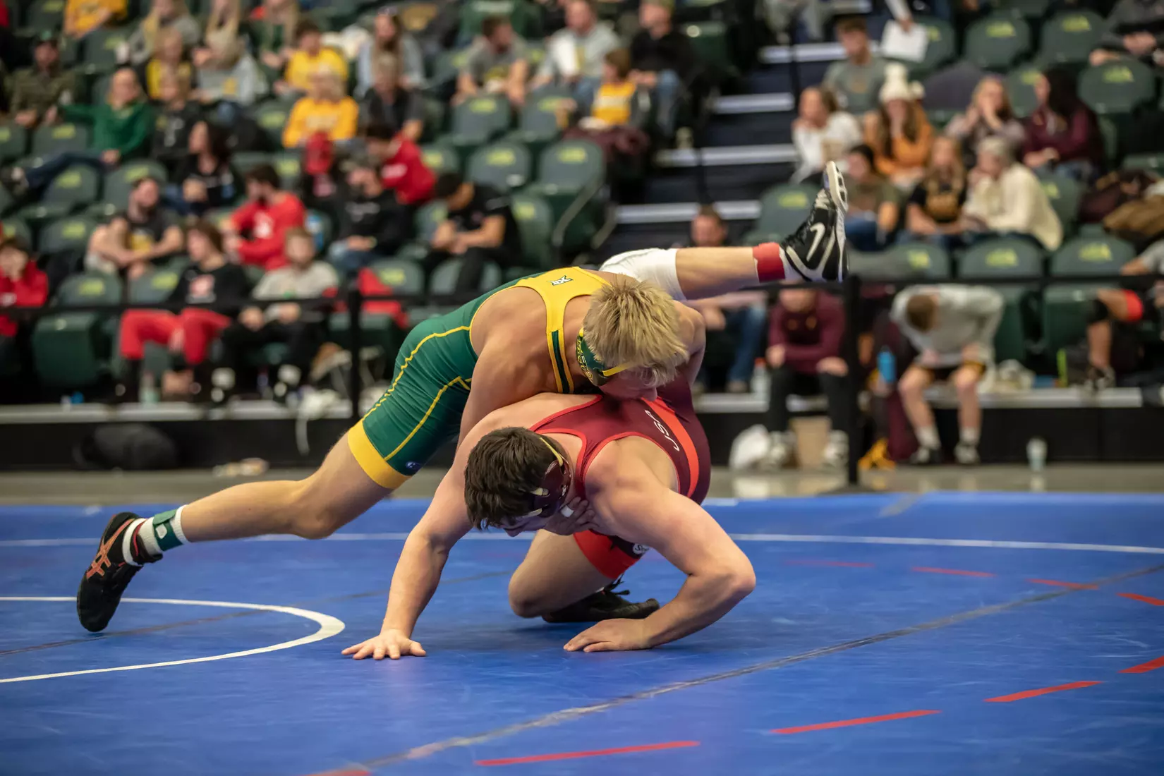 North Dakota State unattached 197 Ty Moser at 49th Bison Open on Nov. 9 in Scheels Center.