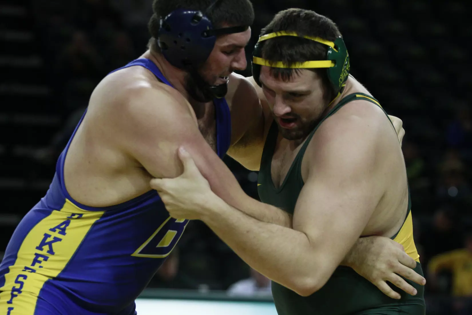 North Dakota State 285 Brandon Metz during Bison 24-9 win over Cal State Bakersfield on Nov. 3 in Scheels Center.