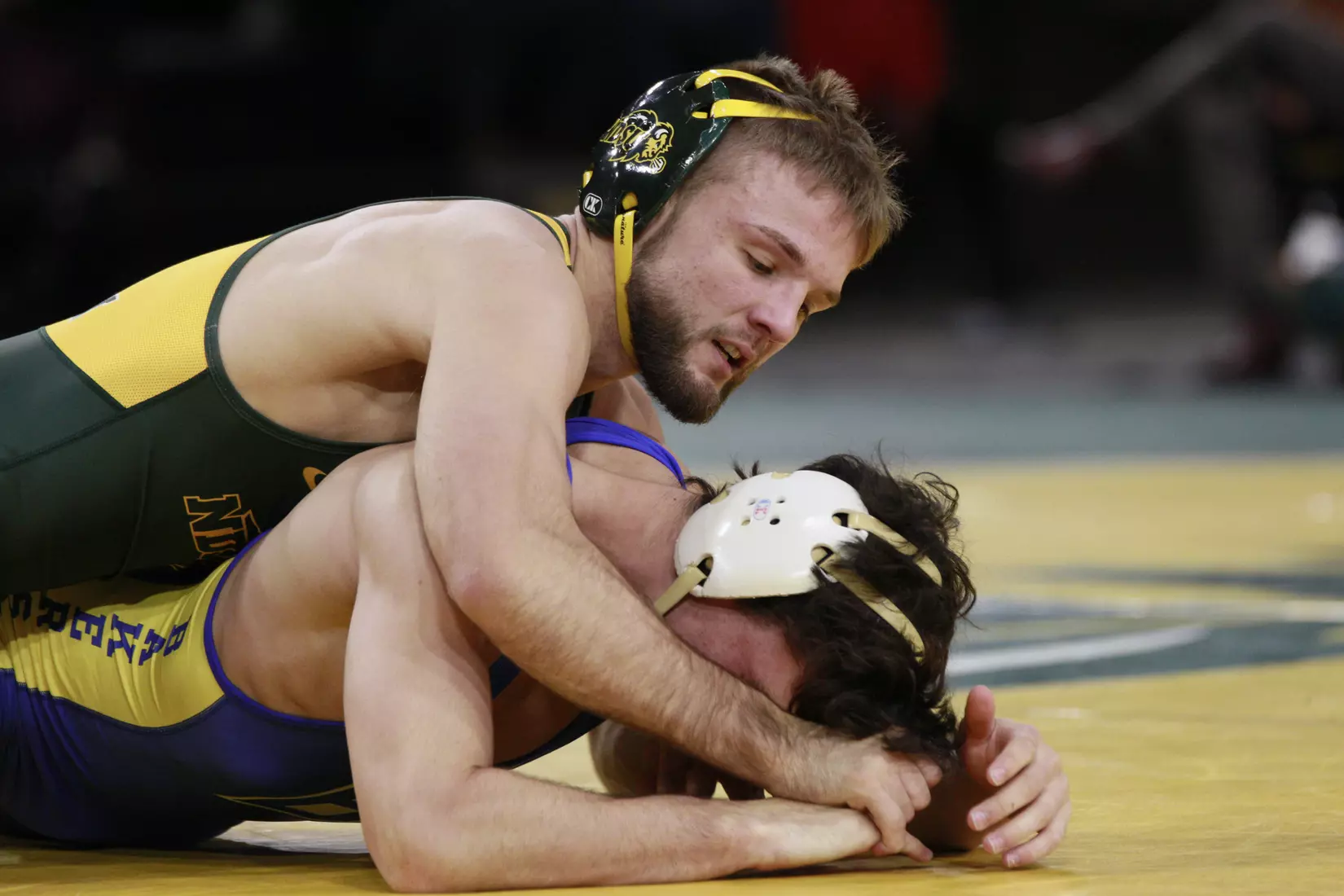 North Dakota State 133 Cam Sykora during Bison 24-9 win over Cal State Bakersfield on Nov. 3 in Scheels Center.