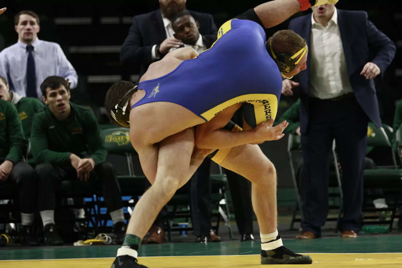 North Dakota State 197 Cordell Eaton during Bison 24-9 win over Cal State Bakersfield on Nov. 3 in Scheels Center.