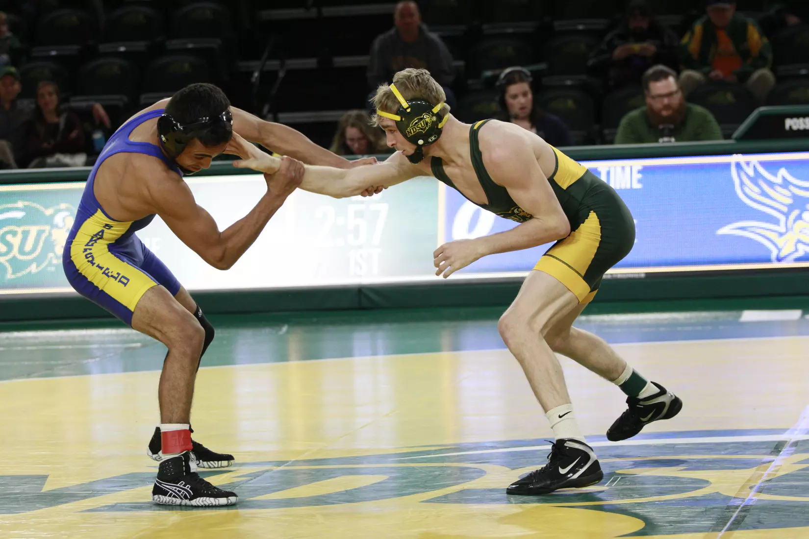 North Dakota State 125 McGwire Midkiff during Bison 24-9 win over Cal State Bakersfield on Nov. 3 in Scheels Center.