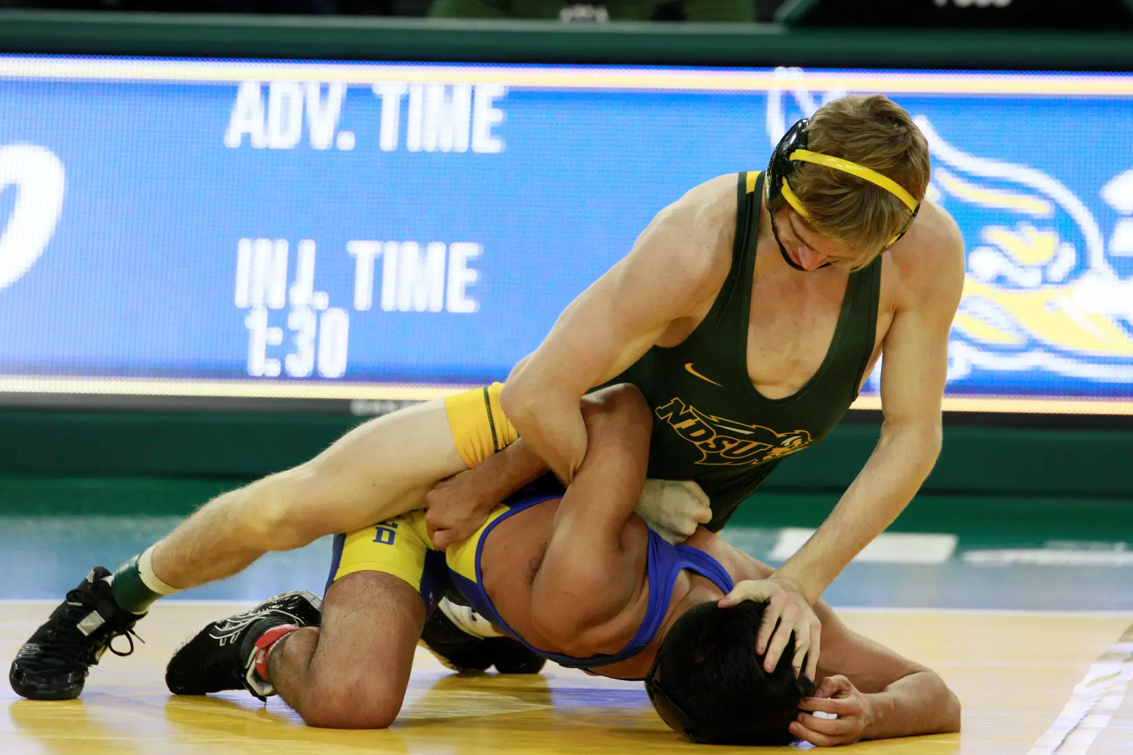 North Dakota State 125 McGwire Midkiff during Bison 24-9 win over Cal State Bakersfield on Nov. 3 in Scheels Center.
