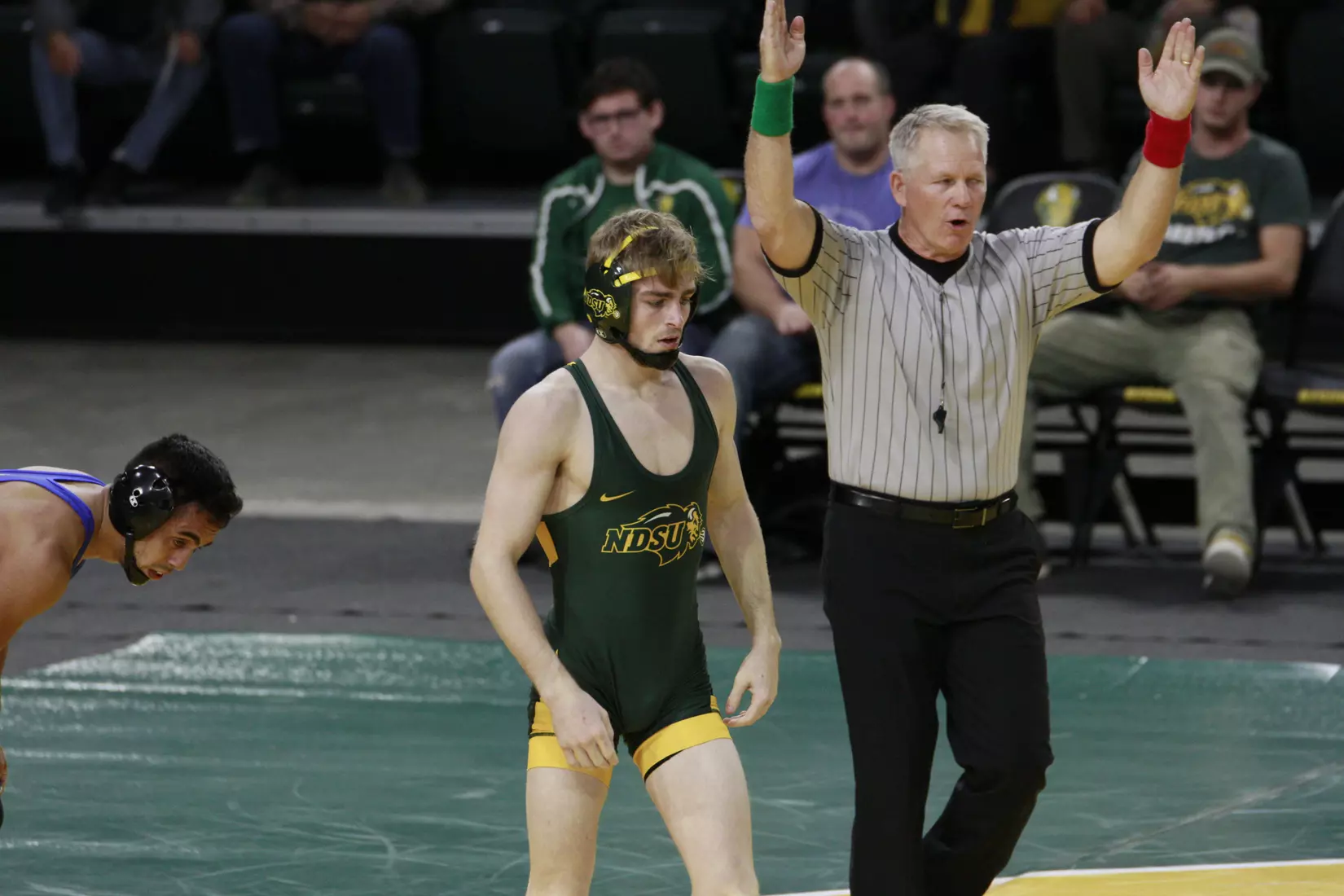 North Dakota State 125 McGwire Midkiff during Bison 24-9 win over Cal State Bakersfield on Nov. 3 in Scheels Center.
