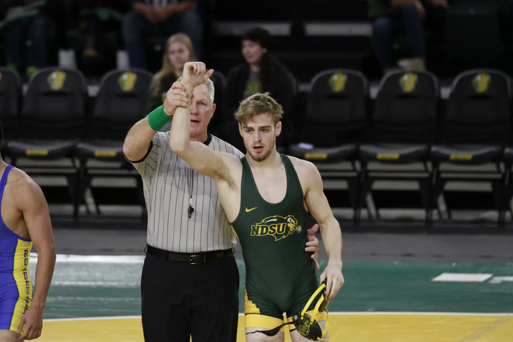 North Dakota State 125 McGwire Midkiff during Bison 24-9 win over Cal State Bakersfield on Nov. 3 in Scheels Center.