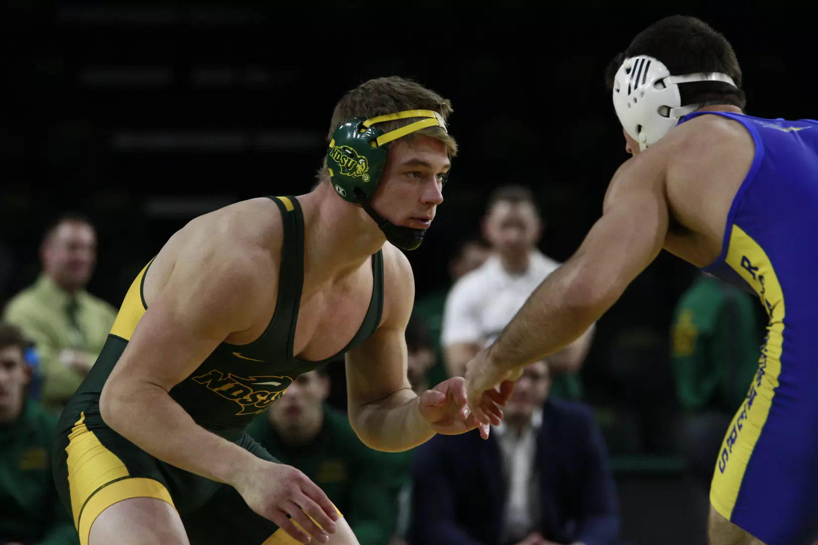 North Dakota State 184 TJ Pottinger during Bison 24-9 win over Cal State Bakersfield on Nov. 3 in Scheels Center.