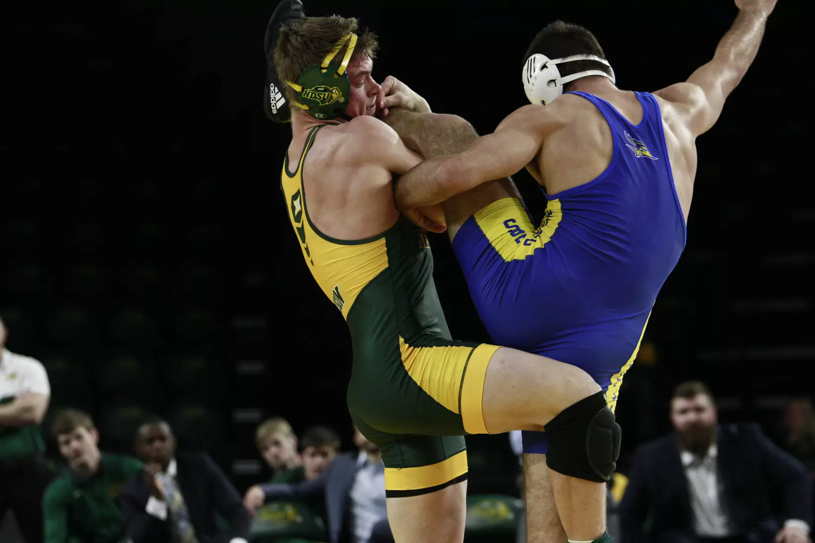North Dakota State 184 TJ Pottinger during Bison 24-9 win over Cal State Bakersfield on Nov. 3 in Scheels Center.