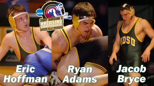 Bison Send Eric Hoffman, Ryan Adams and Jacob Bryce to NCAA Division I Wrestling Championships Image