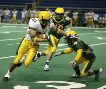 Gold Tops The Green 14-3 As North Dakota State Concludes Spring Football Workouts Image