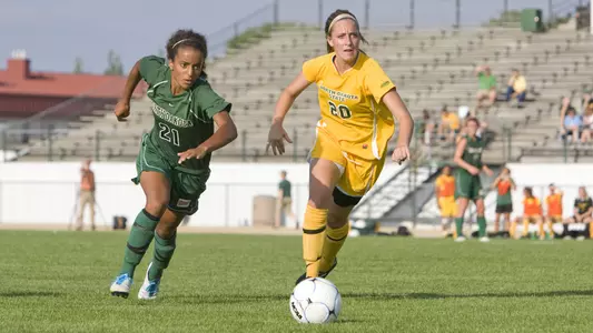Bison Soccer Earns Double Overtime Draw with Iowa State Image
