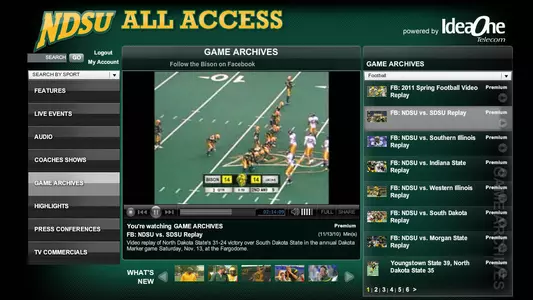 NDSU All Access Begins Seventh Year of Live Video Streaming Saturday Image