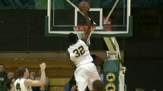 Aaberg Gets First Double-Double as Bison Cruise Past Coyotes, 82-59 Image