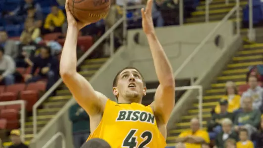 Bjorklund, Bison Roll to 10th Victory 69-49 Over Morehead State Image