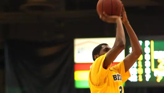 Parks, Leathernecks Stifle Bison in Second Half for 49-36 Victory Image