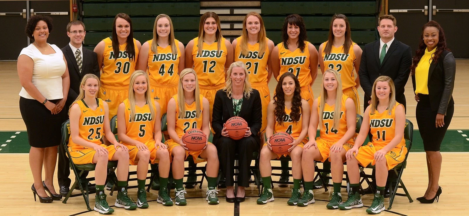 2014-15 NDSU Women's Basketball Team Picture
