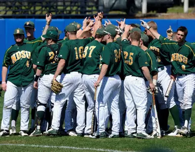 NDSU Baseball Team Huddle