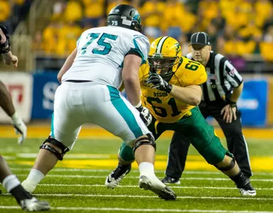 Defensive lineman Brian Schaetz.