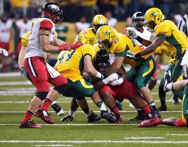 Brad Ambrosius (97) and Nick DeLuca (49)