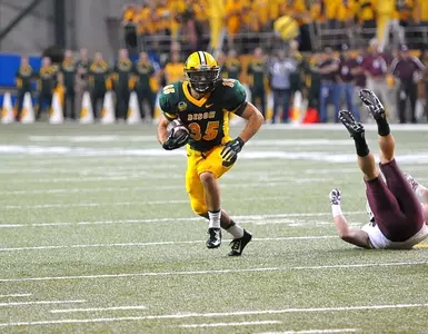 Free safety Christian Dudzik made his debut at wide receiver