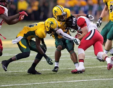 Jordan Champion (5) and Tre Dempsey (24)