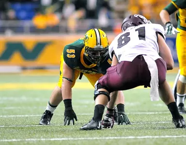 Kyle Emanuel (53) at defensive end