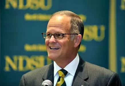 NDSU President Dean L. Brecsiani