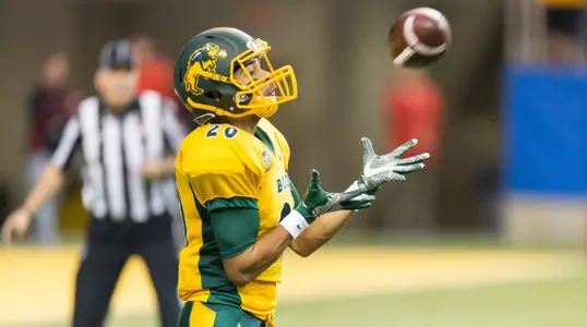 Darrius Shepherd catches a punt