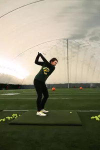 Kara Meslow in Dacotah Field Bubble