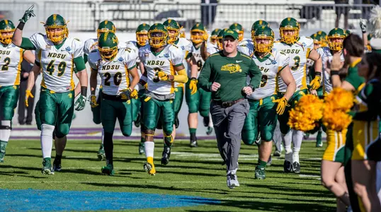 Chris Klieman NDSU Football Team Entrance