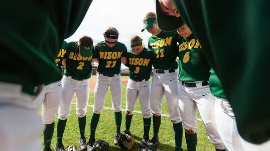 NDSU Softball Huddle