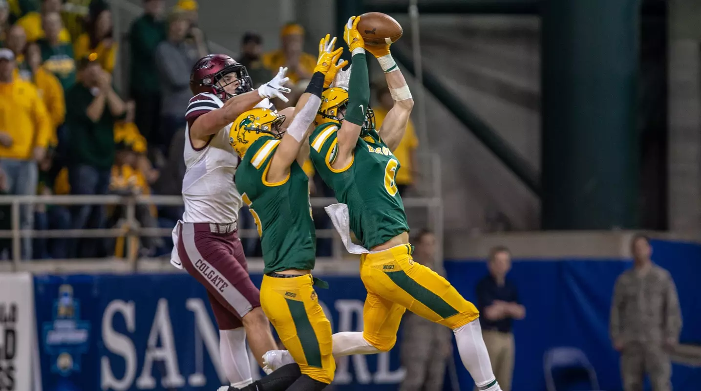 James Hendricks intercepts a pass