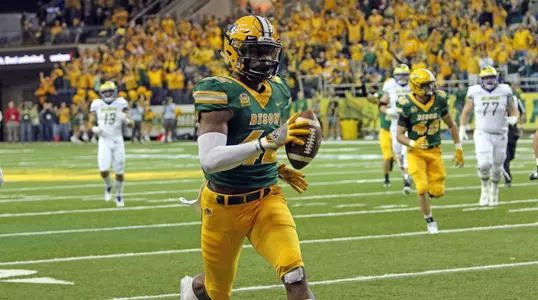 Jabril Cox returns an interception