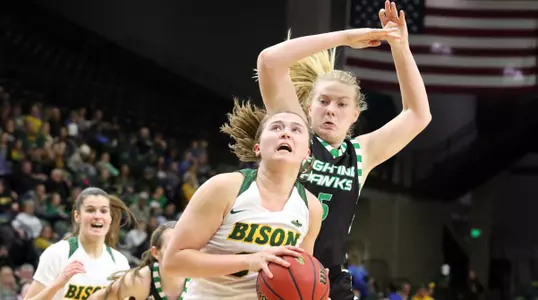 North Dakota State University plays the University of North Dakota on Sunday, January 20, 2019 in Fargo, N.D. Photo by Carrie Snyder