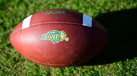 NDSU logo on a football
