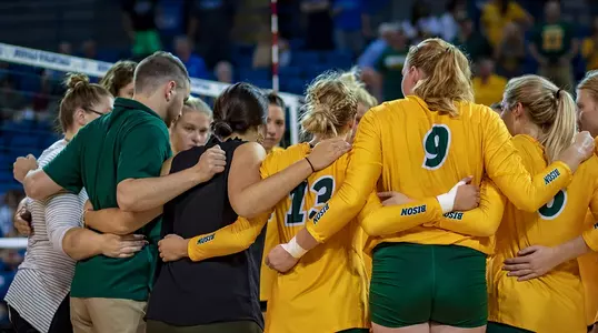 NDSU Volleyball Huddle