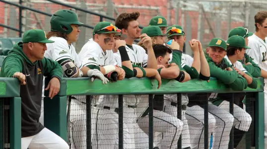 NDSU Baseball Dugout - North Dakota State University plays Dakota State during the Tuesday, April 23, 2019 game in Fargo, N.D.