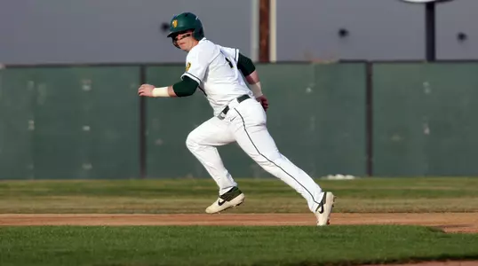 Bennett Hostetler - North Dakota State University plays Western Illinois during the Friday, April 26, 2019 game in Fargo, N.D. Photo by Carrie Snyder