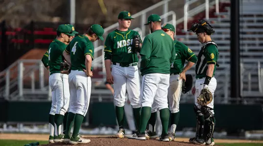 NDSU Baseball Mound Visit