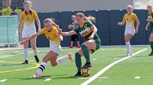 Mariah Haberle - North Dakota State University versus the University of Northern Iowa at Dacotah Field in Fargo, N.D. on Sunday, September 9, 2018. Photo by Carrie Snyder