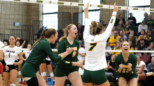 NDSU Volleyball Celebration