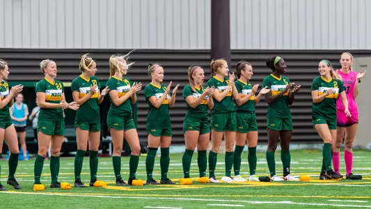 NDSU Women's Soccer Starting Lineup