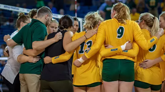 NDSU Volleyball Huddle