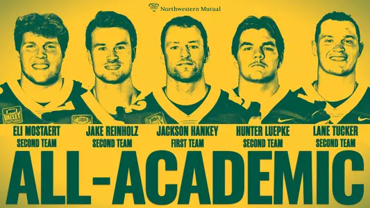 MVFC All-Academic Team honorees from NDSU