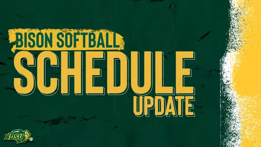 Softball Schedule Update