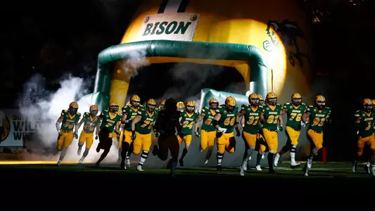 NDSU football team entrance