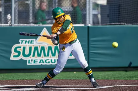 Montana DeCamp hitting