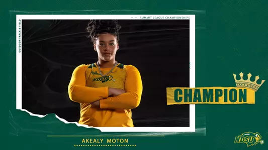 Akealy Moton, Shot Put Champion