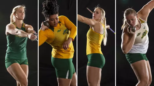 Maddy Nilles, Akealy Moton, Kari Wolfe, Shelby Gunnells